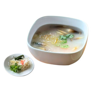Cháo nấm mối đen