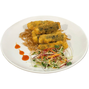 Đậu hũ cuộn rong biển chiên xù
